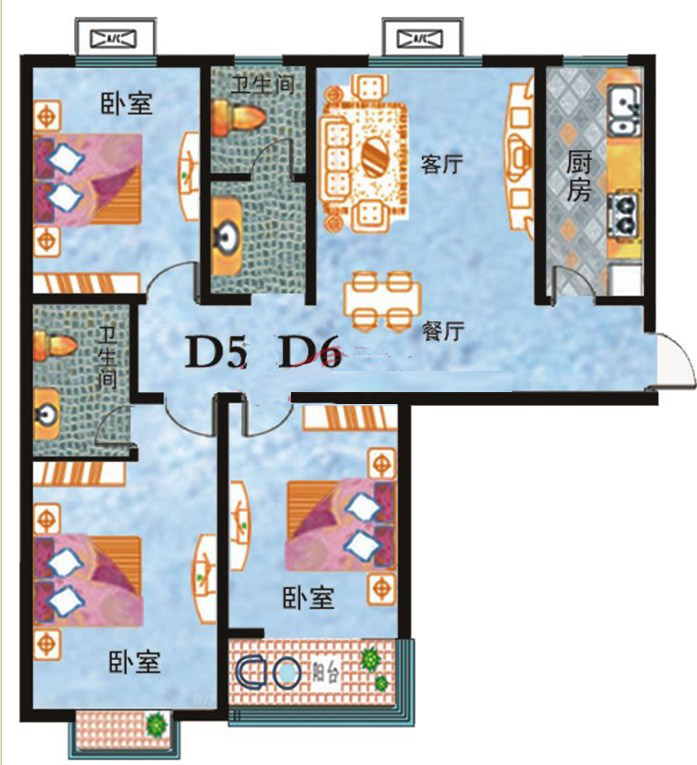 D5D6 3-2 134.57O